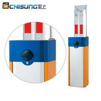 Barrière de parking intelligente à flèche droite avec moteur AC, barrière automatique pour le contrôle d'accès des parkings