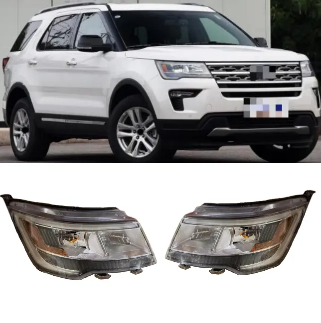 Harga pabrik grosir lampu depan mobil L/R untuk FORD EXPLORER 2018 lampu depan led mobil