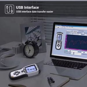Medidor de Nível de Som Digital Profissional Analógico com Saída USB AC/<span class=keywords><strong>DC</strong></span> 130db com Datalogger e Microfone - Product Image 1