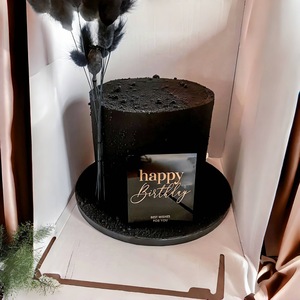 Decorazioni per Torte in Acrilico con Foglia d'Oro Chic, Forniture per Feste di <span class=keywords><strong>Compleanno</strong></span>, Anniversario e Matrimonio, Vendita all'Ingrosso Diretta dal Fornitore - Product Image 2