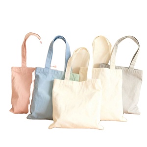 Bolsas de Compras de Algodón Reutilizables Personalizadas, Bolsas de Lona Lisas Promocionales - Product Image 3