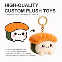 Porte-clés en peluche personnalisé OEM Sunny Side Egg, jouet en peluche en tissu doux, jouet en peluche alimentaire personnalisé pour la promotion des restaurants et les cadeaux