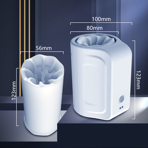 Nio Automatic Whirlpool Rotating Male Aircraft Cup Masajeador de entrenador de doble extremo Masturbador portátil de goma suave Suministros sexuales - Product Image 1