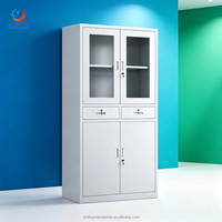 Armoire de classement verticale moderne en acier épais à 2 tiroirs, antirouille, pour le rangement de documents au bureau, en cuisine et au garage