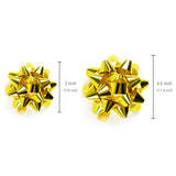 24ct <b>Red</b> Blue Gold Gift <b>Bow</b> Ribbon Star <b>Bow</b> Decorative Plastic Ribbon Christmas Pet Glue Decal <b>Bow</b> - Product Image 2