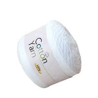 16 Strands Medium Thick Spun 100% Pure Cotton Yarn for Children's Baby Hand Knitting