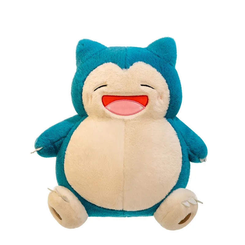 Pokemoned Cute Snorlax Plush Toys Kawaii New Design Cute Soft Stuffed Animal Doll For Kids Gift
