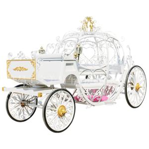 Carroza de <span class=keywords><strong>Cenicienta</strong></span> de Metal Blanco, Diseño de Calabaza Navideña, Transporte Especial del Fabricante, Gran Venta - Product Image 1