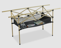 Table portative moderne à rouleaux d'œufs, facile à plier, pour l'extérieur, le camping, la plage ou la salle de sport, les meubles en milieu sauvage
