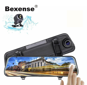 Bexense Camera Hành Trình <span class=keywords><strong>Full</strong></span> HD 9.66 P 1080 Inch Với Màn Hình Gương Toàn Màn Hình Ghi Âm 2 CH - Product Image 1
