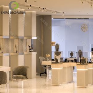 Diseño de Exhibición de Joyería para Pared, Kiosco de Joyería, Vitrina, Decoración de Tienda de Joyería, Diseño de Tienda - Product Image 3