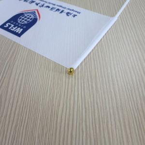 Drapeau miniature 100 % polyester de haute qualité, prix d'usine, fanion personnalisé avec impression numérique pour la cheerleading et la diffusion en direct - Product Image 2