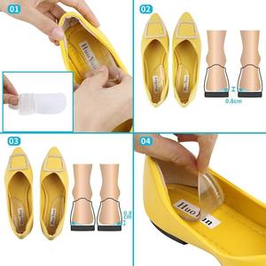 Coussinets de talon orthopédiques correcteurs légers en gel adhésif pour jambes en X et en O, en forme de cale médiale et latérale - Product Image 3