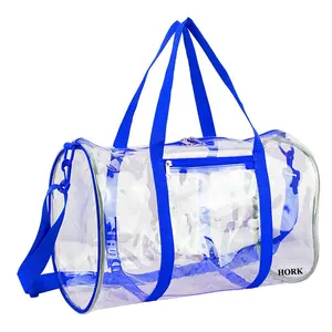Прозрачная спортивная сумка, Дорожный Чехол для туалетных принадлежностей, прозрачный органайзер для багажа из ПВХ, дорожная сумка для мужчин и женщин