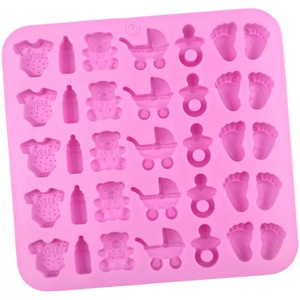 Nouveau style Moule à <span class=keywords><strong>chocolat</strong></span> en silicone pour série de sucettes de voiture mère-enfant, résistant à la chaleur et de qualité alimentaire, facile à démouler - Product Image 3