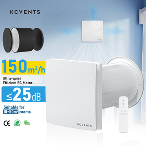 Mini Ventilateur de Récupération de Chaleur <span class=keywords><strong>à</strong></span> <span class=keywords><strong>Double</strong></span> <span class=keywords><strong>Flux</strong></span> avec Noyau en Aluminium pour Villa, Cabane et Amélioration de la Qualité de l'Air Intérieur (MVHR) - Product Image 1