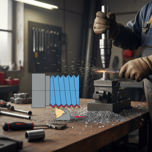 ชุดเครื่องมือต๊าปเกลียวภายนอก Fervi สำหรับตัดเกลียวท่อโลหะ ขนาด 1/2 ถึง 2 นิ้ว ชุดต๊าปและได - Product Image 3