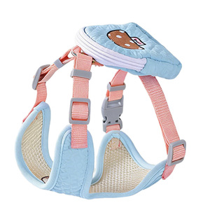 Korean style mushroom-shaped <b>mini</b> <b>backpack</b>/dog leash, breathable and prevents escape, perfect for summer. - Product Image 5
