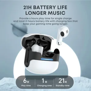 2023 kualitas terbaik earbud nirkabel TWS terbaik versi baru earphone nirkabel & Headphone Gaming In-ear earbud