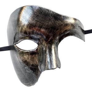 PVC Steampunk <span class=keywords><strong>Phantom</strong></span> Masquerade Cosplay Máscara Plástico Media cara Hombres/Mujeres Punk Carnival Costume Props <span class=keywords><strong>The</strong></span> <span class=keywords><strong>Phantom</strong></span> Dancer Mask - Product Image 5