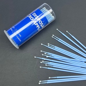 Disposable Micro Applicator Cotton Swabs 902 Fine Cylinder Shape For Eyelash Extensions <b>Tools</b> - Product Image 1