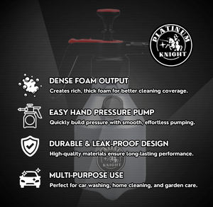 Pompe de pulvérisateur à pression robuste 2L | <span class=keywords><strong>Frein</strong></span> en plastique et bouteille de nettoyage de voiture | Mousse de pompe à main OEM et pulvérisateur de solvant - Product Image 3