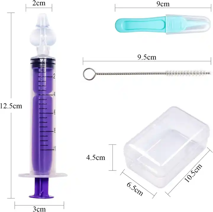 factory 4pcs 10ml seringue nasale bebe