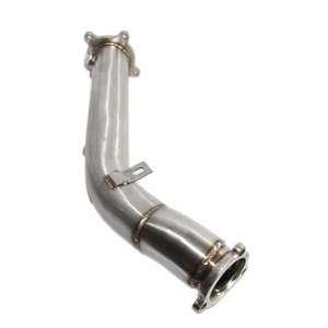 Downpipe Kiri 3 inci, Baja Anti Karat 304, Ketebalan 1,5mm, Poles Cermin untuk Audi A4 <span class=keywords><strong>B8</strong></span> 2009-2011 A4 2010-2011 - Product Image 1