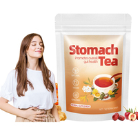 Thé santé en vrac, saveur naturelle aux herbes, pour le soulagement de l'estomac et des maux de ventre, conditionné en sachets dans une boîte