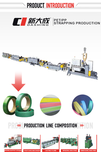 <span class=keywords><strong>Machine</strong></span> de production de ceintures, ligne d'emballage PP, machinerie automatique, moteur à vis simple pour la fabrication de bande de cerclage en PET, de corde en plastique - Product Image 4