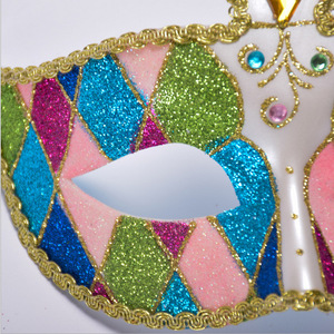 Nouvelle mise à jour : Masque de carnaval vénitien de qualité supérieure pour femme, idéal pour les fêtes, festivals et Halloween - Product Image 5