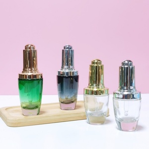 Botella con Gotero Transparente Negra Más Vendida, Botella de Aceite de Lujo de 1oz 30ml, Botella con Gotero de Vidrio de Fondo Grueso de 30ml - Product Image 5