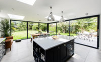 Fenêtres coulissantes résistantes aux impacts Superhouse As2047 en aluminium, porte coulissante en verre pour la Floride