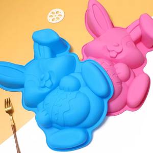 Moules en silicone en forme <span class=keywords><strong>de</strong></span> lapin <span class=keywords><strong>de</strong></span> Pâques <span class=keywords><strong>de</strong></span> grande taille <span class=keywords><strong>de</strong></span> qualité alimentaire moules en silicone populaires pour gâteau au <span class=keywords><strong>chocolat</strong></span> bricolage fait <span class=keywords><strong>maison</strong></span> - Product Image 5
