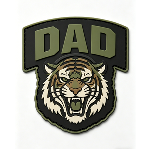 Patch tactique en tissu camouflage 3D brodé sur mesure avec support auto-agrippant thermocollant – Cadeau Fête des Pères pour équipement tactique - Product Image 1
