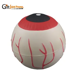 Wholesale Cheap PU Eyeball Shaped Stress Ball With LOGO Squishy Anti Stress Foam Ball