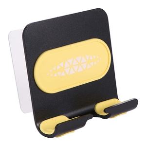 ที่วางโทรศัพท์มือถือติดผนังแถบกาวปรับได้ง่ายที่วางโทรศัพท์โลหะสำหรับห้องครัวห้องน้ำ - Product Image 2