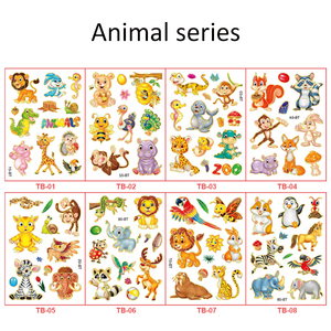 <span class=keywords><strong>Tatuaggi</strong></span> temporanei del Flash del corpo dei bambini metallici dei bambini del fumetto del nuovo arrivo <span class=keywords><strong>con</strong></span> i disegni dello spazio degli animali per il tatuaggio di Glitter dei bambini - Product Image 2