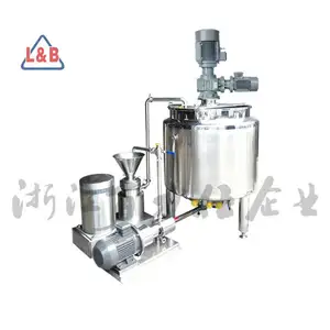 Steel Mayonnaise and smoothie production multi-functional dispersing dissolving high speed homogenizing emulsifying Machine