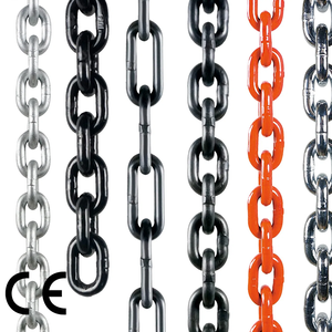 Cadena de elevación soldada de zinc de alta resistencia G100, 6mm 8mm 10mm, cadena de elevación de acero de alta resistencia G80 G80 negra - Product Image 2