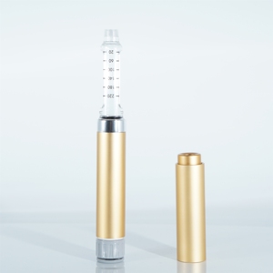 Advanced OEM Metal V2 60U Insulin Pen 3ml Cartridge Reusable Device for Broad Drug Compatibility Lower Dosing <b>Glass</b> <b>Packaging</b> - Product Image 3