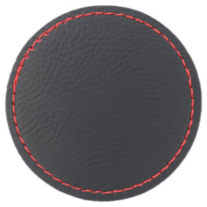 Parche de cuero genuino personalizado con borde transparente para productos, parche de cuero personalizado con cierre de botón a presión para bolsos de cuero - Product Image 4