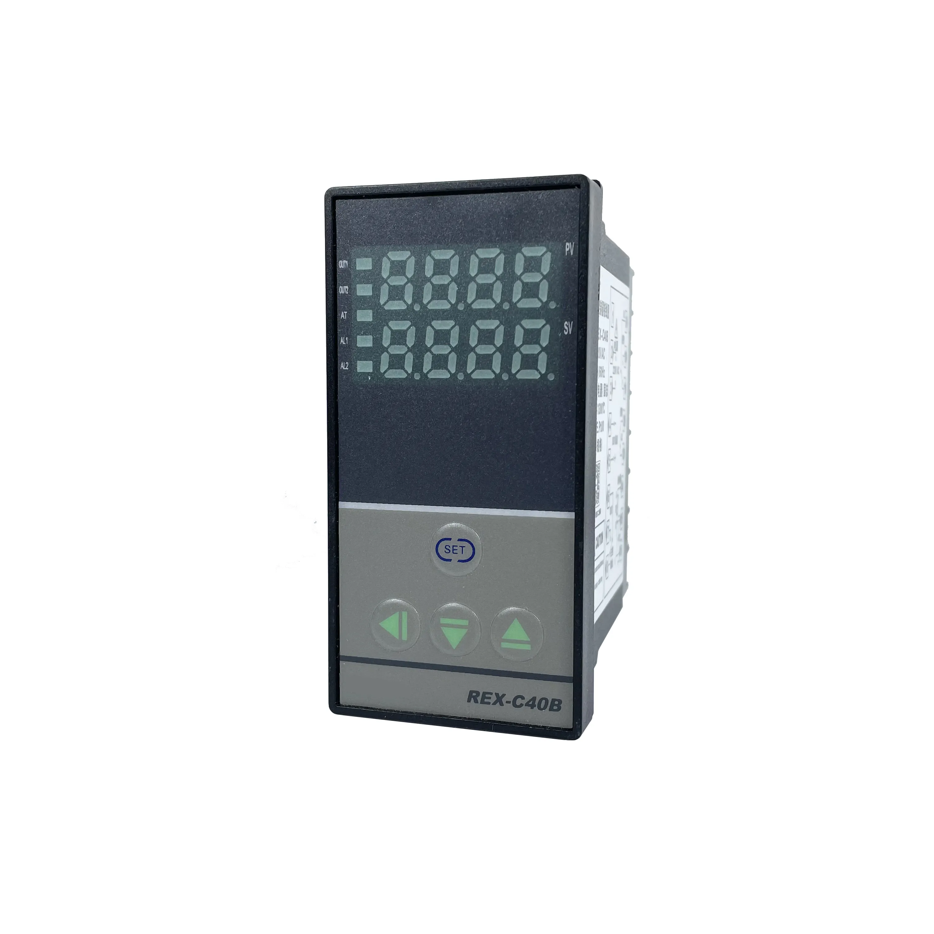 NIN Sampel Gratis Input PT100 REX-C400 Pengendali Temperatur PID Cerdas Industri 96*48 Mm SSR atau Output Relai