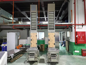 Sistem Konveyor <span class=keywords><strong>Elevator</strong></span> Bucket Rantai Baja Tahan Karat & Plastik Baru dari Focus Machinery - Product Image 3