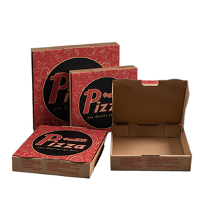 Custom Kraft <b>Paper</b> Pizza Box Biodegradable Paperboard with Flexographic <b>Digital</b> Printing Custom Artwork Packaging OEM Factory - Product Image 1