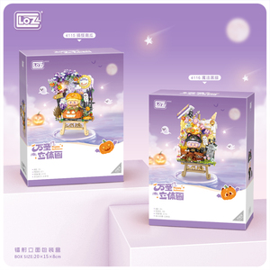 <span class=keywords><strong>LOZ</strong></span> cadılar bayramı tema için komik 3D sihirli siyah kedi küçük parçacık yapı taşı oyuncak modeli süslemeleri hediye - Product Image 5