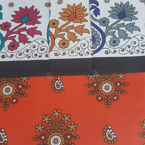 Tissu Imprimé Wax Khanga Traditionnel, Style Africain pour Robes et Chemises - Product Image 1