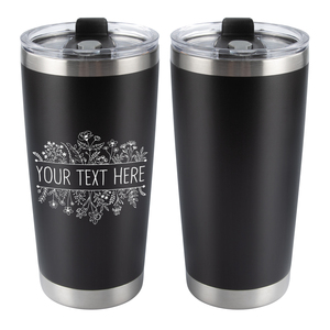 20oz Custom Tumbler Personalized Stainless Steel Insulated Mug Keep <b>Hot</b> & <b>Cold</b> Business Gifts - Product Image 1