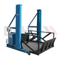 Plataforma Elevadora Hidráulica Portátil Móvil de 2 y 3 Toneladas para Uso en Construcción, Carga y Descarga