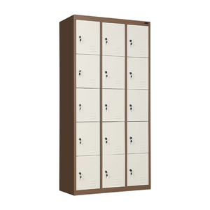 Armario de Almacenamiento Metálico Moderno, Ecológico y Duradero, con 15 Puertas, para Gimnasio, Vestuario, Supermercado, Escuela, Uso en Exteriores, <span class=keywords><strong>IGO</strong></span> - Product Image 1